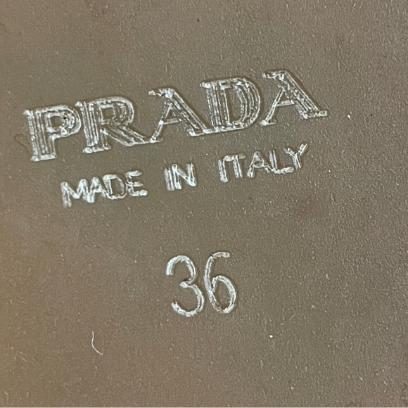 Prada cork wedge heels, authentic, size US 6, - Picture 13 of 16